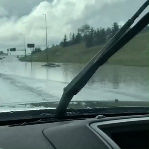 552K views · 929 reactions | Another thunderstorm hit Calgary on Sunday. While it wasn't near the damage caused last weekend, heavy rain flooded some roads in the city's northeast: www.cbc.ca/1.5621517 (: Jenna Berild, Rajneet Kaur, Manmeet Lotey, Jerry Gardner, Mandy Csizmar-Lee) | CBC Calgary | Facebook