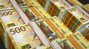 Norwegian Krone money pack loop 3d animation. Loopable seamless concept of finance, cash, economy, business and bank in Norway. Camera moving over the 500 NOK banknote bundle stacks.