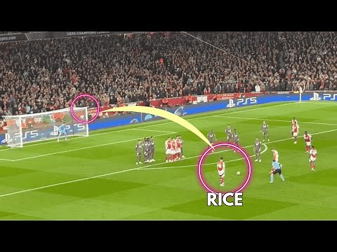 Declan Rice Free-Kick GOAL vs Real Madrid! (4 Different Angles)