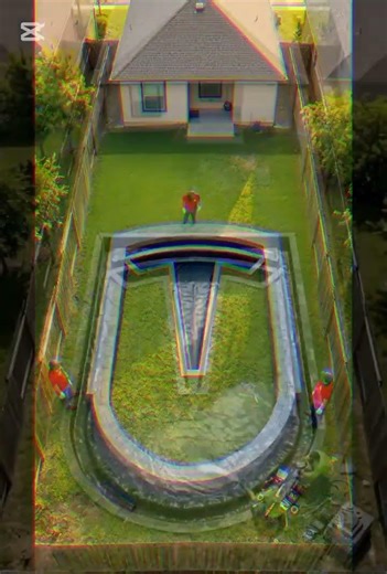 Tesla Logo Pool Build 🤯⚡