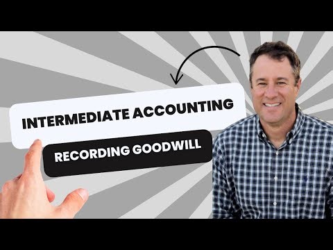 Intermediate Accounting - Recording Goodwill & Amortizing Intangible Assets