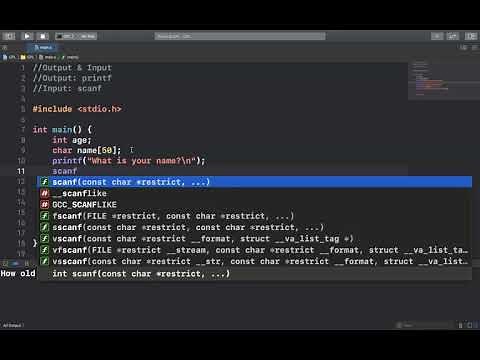 C Programming Language: Input & output