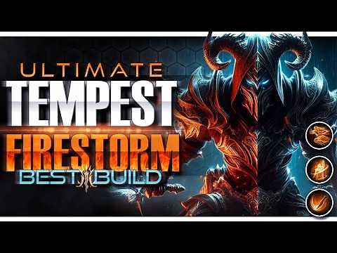 Ultimate HUGE DAMAGE TEMPEST BUILD Firestorm Full Guide | Diablo Immortal