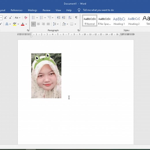 Cara Cetak Pas Foto 4x6 di Microsoft Word