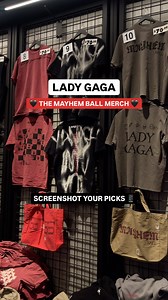 Merch for Little Monsters 🖤 Preview the lineup before mayhem begins 🎶 #MayhemBall | Scotiabank Arena