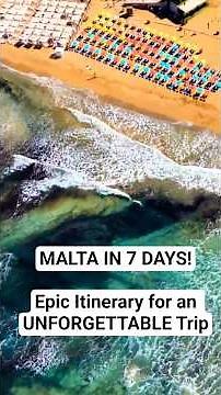 7 Days in MALTA! Epic Itinerary for an UNFORGETTABLE Trip! #malta #maltatravel #travelvlog