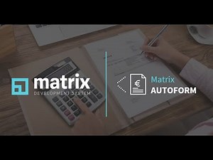Matrix Autoform: La contabilización automática en 3 sencillos pasos