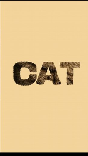 Photoshop 2025 Tips - Fur Text Effect Photoshop Tutorial #shortsfeed #ytshorts