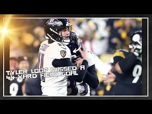 TYLER LOOP MISSES GAME-WINNING FIELD GOAL AS STEELERS STEAL AFC NORTH TITLE