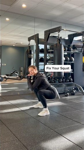 Fix Your Squat #SquatForm #StrengthTraining #WorkoutTips