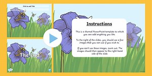 Bee Themed Editable PowerPoint Template