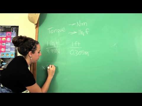 How to Convert the Torque From Foot-Pounds : Science & Math