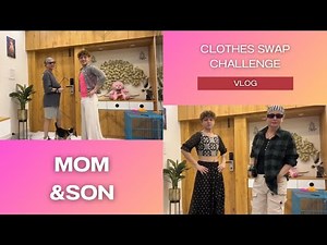 I swapped clothes with my MOM || Mom and son swap clothes challenge || swap clothes challenge #fun