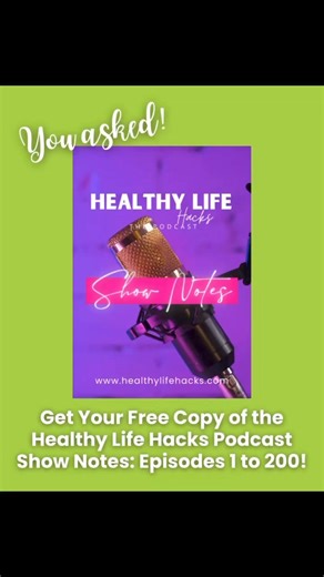 You asked, and here it is! 🎉Get your FREE copy of the Healthy Life Hacks Podcast Shownotes for episodes 1 to 200! 📖 ✨ Simply click the link in my bio or head to my website to grab yours. Enjoy and happy listening! 🎧💚Jen #HealthyLifeHacks #PodcastShownotes #FreeDownload #HealthAndWellness #EnjoyTheJourney #shownotes #Podcast | Jennifer Jefferies
