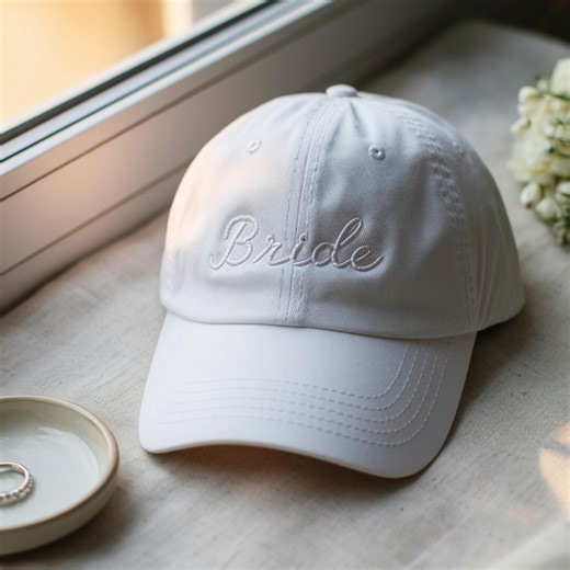 Embroidered Bride Hat, Party Baseball Cap, Bridal Shower Gift for Bridesmaids - Etsy