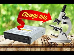 how to make a microscope from old dvd rom