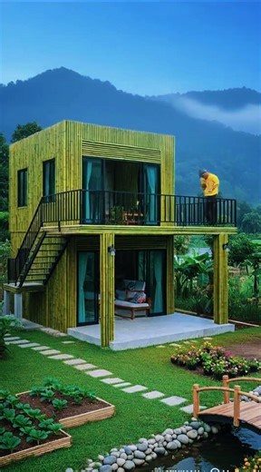 Building a Unique Bamboo House | Incredible Construction Timelapse