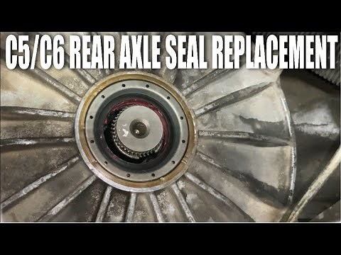 How To Replace C5/C6 Axle Seals