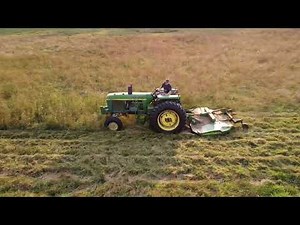 John Deere 4230 Mowing Pasture