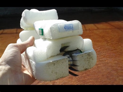 How to make a DIY remote control jet ski boat with foam | Step-by-step RC boat build