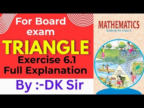Class 10 Maths|Chapter 6 Exercise 6.1-Triangles introduces basic concepts of similar and congruent|