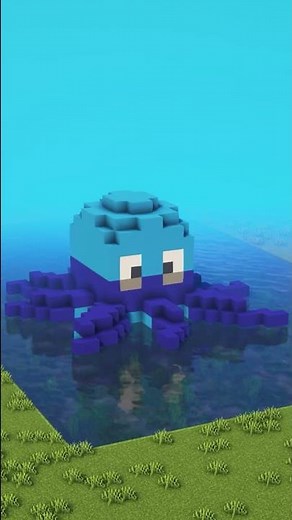 ⛏️ Minecraft Tutorial :: Cute Octopus