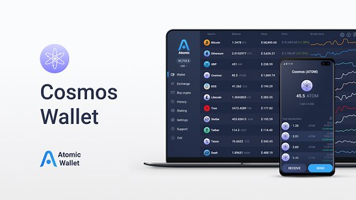 Cosmos Wallet App | Atom  Wallet For Desktop And Mobile | Atomic Wallet