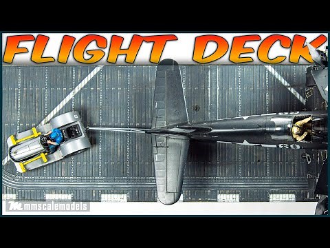 How to build, paint and weather US NAVY WW2 aircraft carrier deck