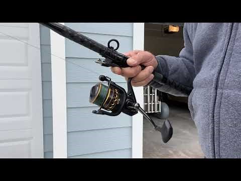 Setup of a Casting Cannon on my Spinning Reel (saves your finger)