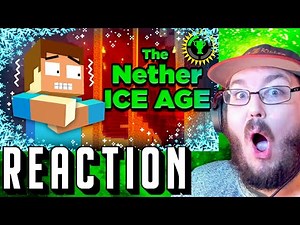 Game Theory: Minecraft, The FROZEN Nether REACTION!!!