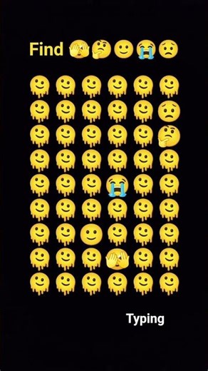 Find the 5 odd emoji #maths #iqtes #puzzle