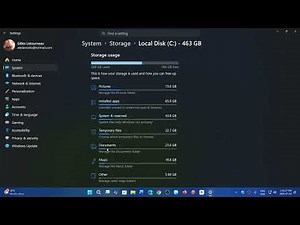Windows 11 Storage bug check system and reserved disk space