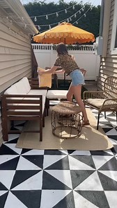 77K views · 111 reactions | POV: you're watching Steffy's Pros and Cons style a STUNNING patio makeover and thinking, "I want my summer to look like that." ☀️  ⛱️ Check out our new Outdoor Decor collection with over 2,000 designs from Spoonflower independent artists: shutterfly.com/spoonflower #Patio #Summer #OutdoorDecor #Outdoor #Style #Decor #DesignInspo #SummerStyle #SummerVibes | Shutterfly | Facebook