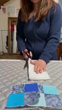 Quilted coaster #sewingtutorial #diy #quilted #sewing