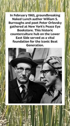 Beat Generation Icons at the Peace Eye Bookstore: 1965 📚
