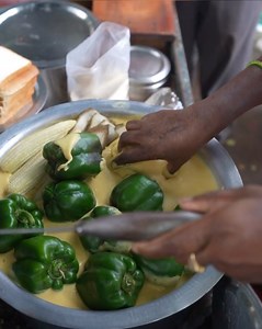656K views · 5.4K reactions | Bangalore Most Famous Rajamma’s Bajji Only 20₹/- | Capsicum & Baby Corn Pakoda | Street Food India . . . . Address :- Madhavan Park Bajji Shop, 10th Main Rd, Jaya Nagar 1st Block, Jayanagar 3rd Block, Jayanagar, Bengaluru, Karnataka 560011 | Indian Food Explorer | Facebook