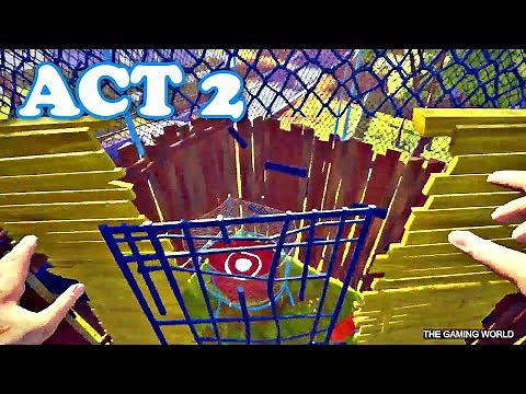 HELLO NEIGHBOR - Act 2 SpeedRun Walkthrough | Trampoline Escape