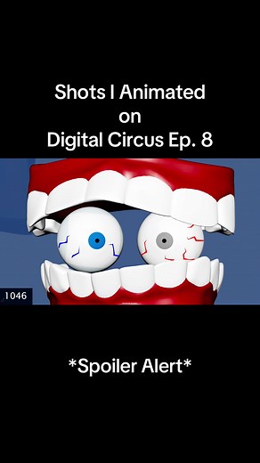 Go watch the episode! We all worked really hard on it! #animation #animated #digitalcircus #cg #animator