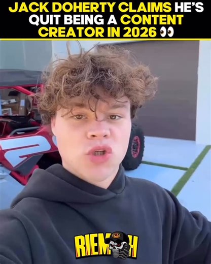 Riemoh on Instagram: "Jack Doherty claims he’s quit being a content creator in 2026. Thoughts? 👀 •@treasuryunderground"