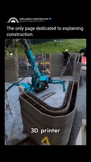 Explaining Construction on Instagram: "This is how you can print a 3D house."