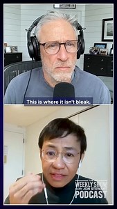 12K views · 76 reactions | HOY GISING!!! TFAL Album Maria Ressa explains the importance of rising to the occasion when things look bleak. From @weeklyshowpodcast Jon Stewart and Nobel Peace Prize winner @maria_ressa explore the questions: “Who is America today?” and “What can you do as a citizen?” #TheWeeklyShow #politics | This Filipino American Life | Facebook