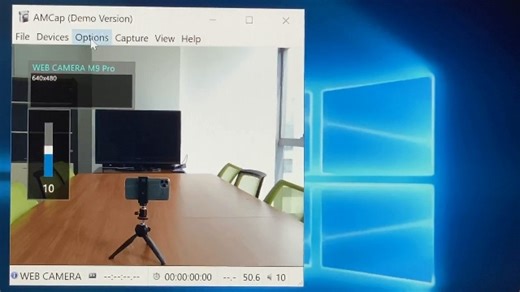 Watch OTHA 1080P Webcam connected to camera AMCap for Desktop on Amazon Live