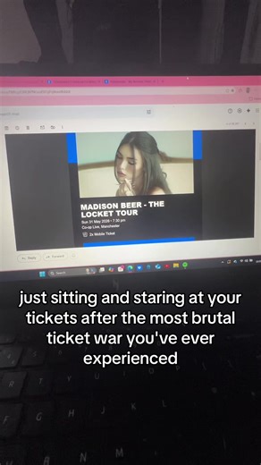 Struggling with Ticket Wars for Madison Beer Concert