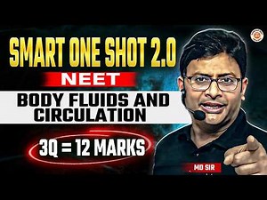 BODY FLUIDS AND CIRCULATION | CLASS 11 SMART ONE SHOT | COMPLETE CHAPTER REVISION | ZOOLOGY | MD SIR