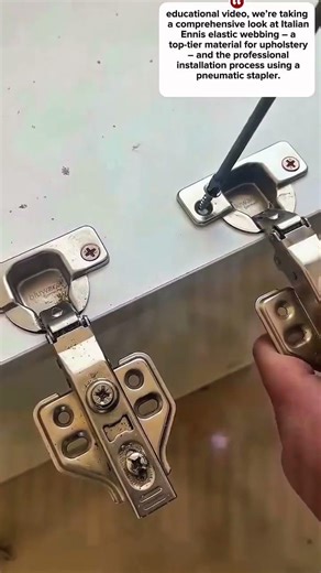 Italian Ennis Elastic Webbing & Pneumatic Stapling - Full Educational TimberCraft Studio"