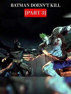 BATMAN DOESN'T KILL | Batman: Arkham Asylum #shorts