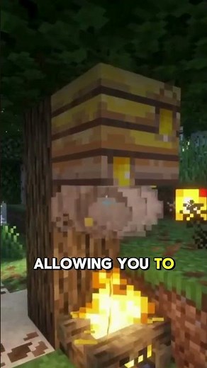 How to Harvest Honey Safely in Minecraft! 🍯🐝#shorts