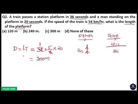 A train passes a station platform in 36 seconds and a man standing on the platform in 20 seconds. If