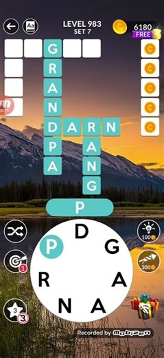Wordscapes Set 7 level 983