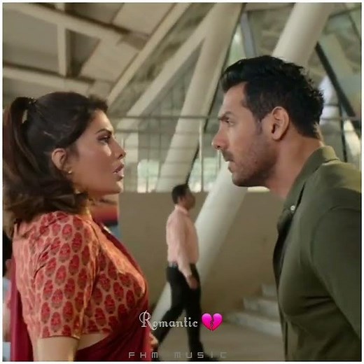 attackk | Kissing | Romantic | romance | flying kiss | john Abraham & Jacqueline | hot air hostess